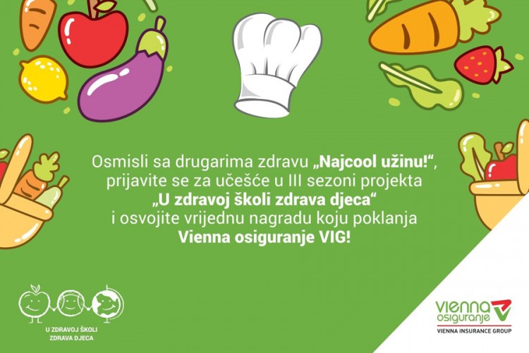 Napravi zdravu "Najcool užinu"! sa Vienna osiguranjem VIG!