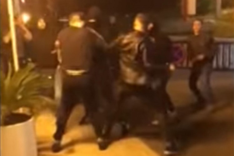 Masovna tuča u Splitu, pogledajte snimak