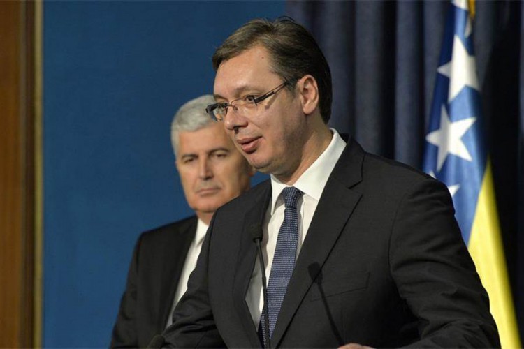 Vučić u Mostaru: Želim da srpski proizvodi budu na svakom mestu