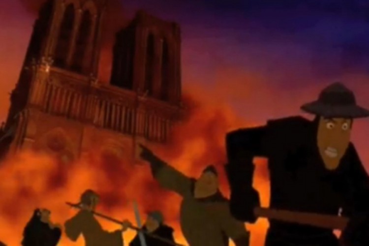 Notr Dam gorio i u crtanom filmu iz 1996. godine?