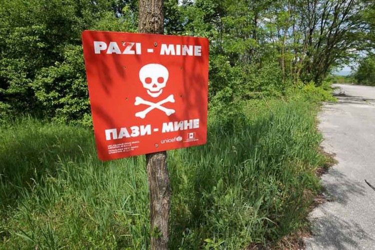 Pod minama 1.000 kvadratnih km