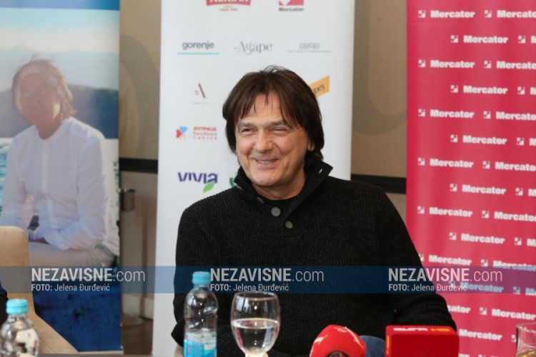 Zdravko Čolić na druženju sa novinarima u Banjaluci