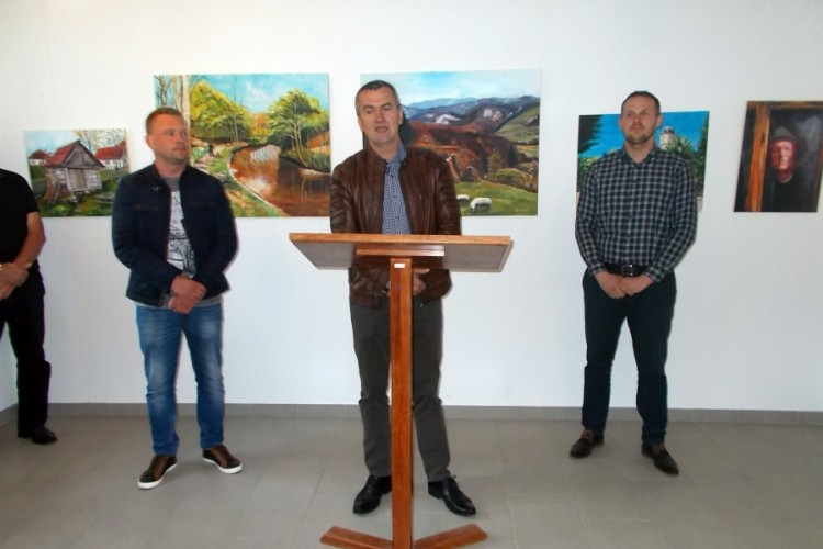 Otvorena izložba slika Gorana Čupića