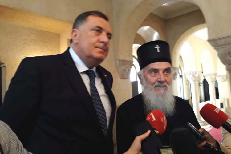 Patrijarh Irinej: Dodikova posjeta papi Franji važan događaj