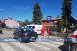 Sudar vozila Hitne pomoći i auta u Banjaluci