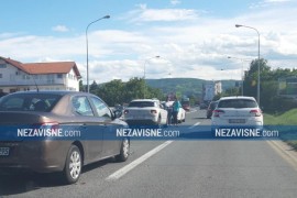 Sudar u Banjaluci, gužva na zapadnom tranzitu