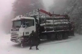 Na Grmeču snijeg pada kao da je januar