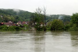 Prijedor: Vodostaj Sane onemogućio ulivanje pritoke Gomjenice