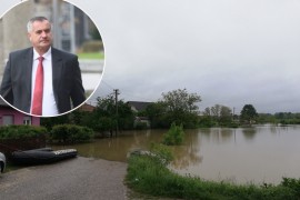 Višković posjetio poplavljena područja u Prijedoru
