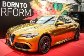 Jedinstvena Alfa Romeo Giulia Quadrifoglio u "zlatnoj" boji