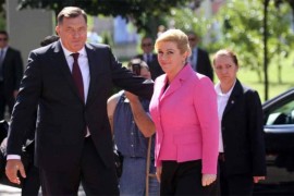 Dodik i Grabar – Kitarović na dodjeli nagrade "Večernjakov pečat"