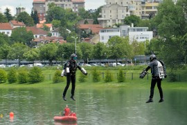 Ajronmen preletio Adu Ciganliju, Beograđani uživali