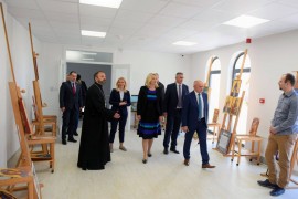 Cvijanović na otvaranju centra "Patrijarh Pavle" u Srpskoj Varoši