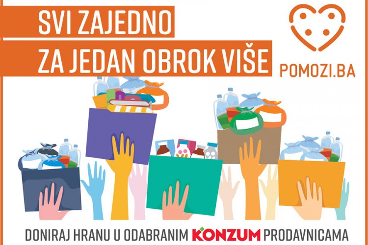 Pomozi.ba i Konzum pokrenuli humanitarni projekat