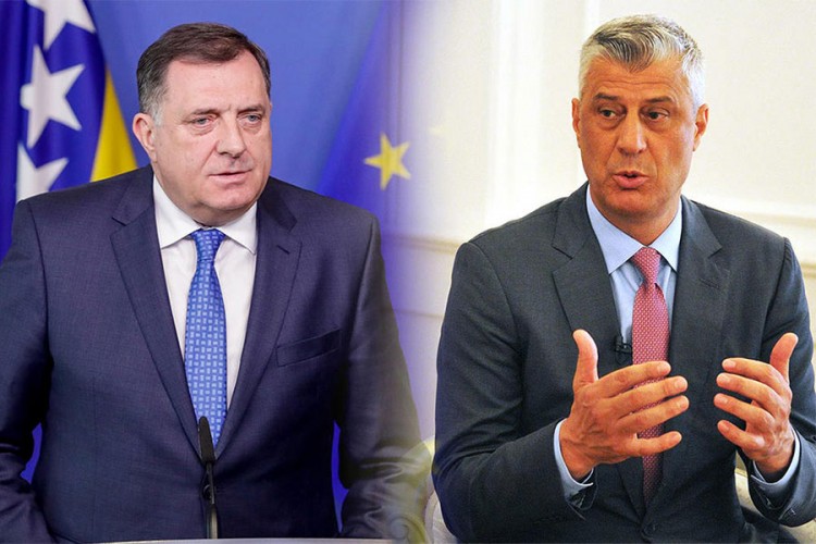 Dodik vs Tači: Nemoj da spominješ RS, ako će ti biti lakše
