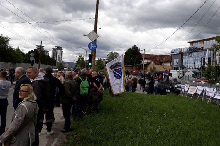 Protesti ispred pravosudnih institucija BiH