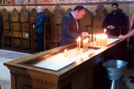 Crnadak na spasovdanskoj liturgiji u Čikagu