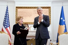 Tači odlikovao Olbrajtovu Ordenom slobode
