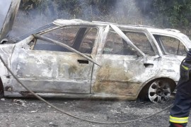 Požar na automobilu u Gacku