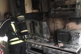 Požar u centru Banjaluke, jedna osoba povrijeđena