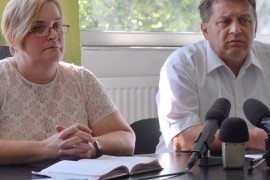 Protest prosvjetnih radnika na trgu 24. juna
