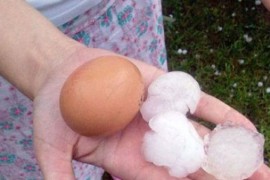 U Mostaru padao grad veličine jajeta