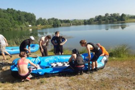 Više od 200 ljudi čisti jezero Šljivno na Manjači
