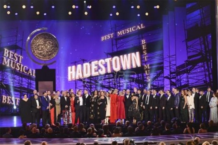 Mjuzikl Hadestown dobio osam Tonija