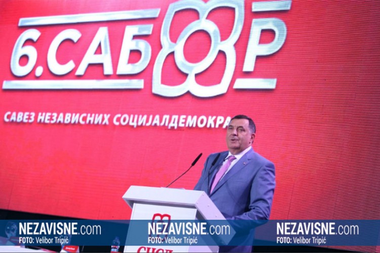Milorad Dodik ponovo izabran za lidera stranke