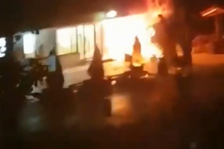 Izgorjela kladionica u Sarajevu