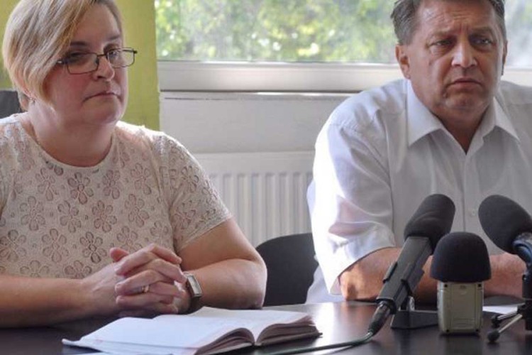 Protest prosvjetnih radnika na trgu 24. juna