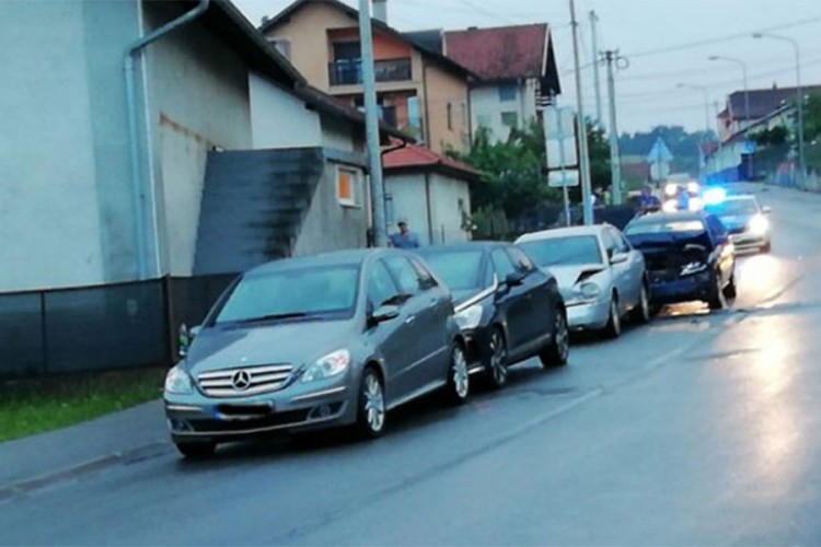 Lančani sudar u Banjaluci