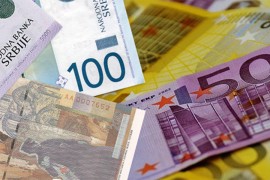 Dinar ojačao prema evru