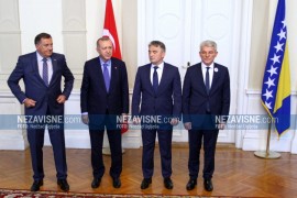 Erdoan se sastao sa članovima Predsjedništva BiH