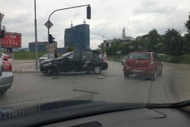 Sudar dva automobila u Banjaluci