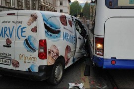 Muškarac povrijeđen u sudaru u Sarajevu