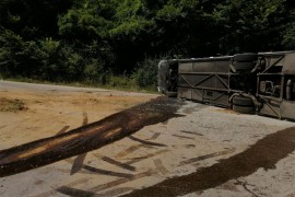 Kod Vranja se prevrnuo autobus sa vojnicima, ima povrijeđenih