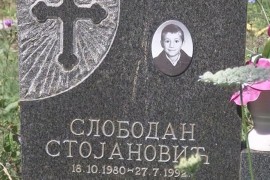 Sjećanje na dječaka Slobodana Stojanovića