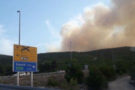 Pod kontrolom požar na području Šibenika