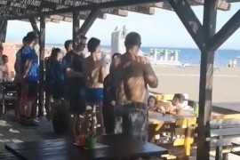 Cijela plaža ustala na himnu "Hej Sloveni"