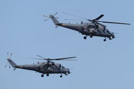 Ruski helikopteri spremni za transport u Srbiju