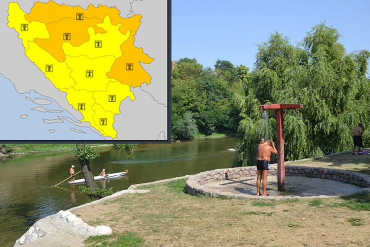 Narandžasti meteoalarm za Banjaluku, Prijedor i Višegrad