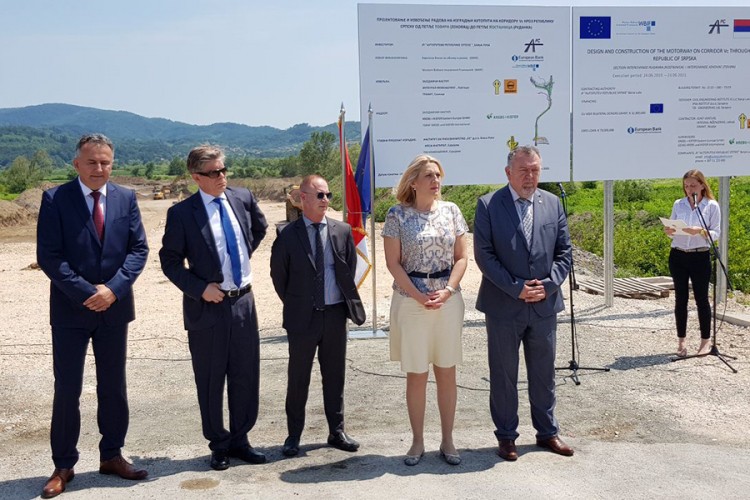 Cvijanović, Vigemark i Trninić posjetili gradilište Koridora 5c