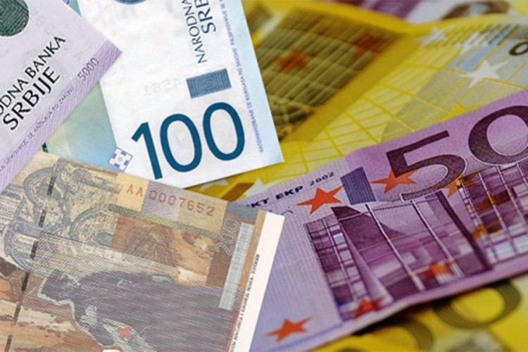 Dinar ojačao prema evru