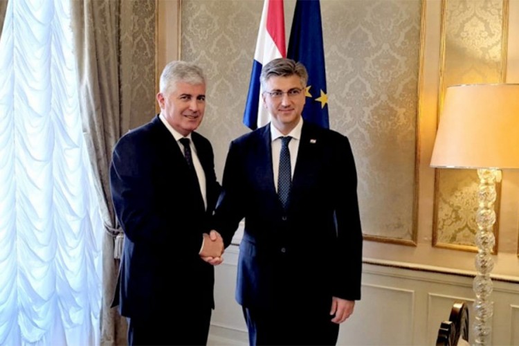Čović i Plenković razgovarali o političkoj situaciji u BiH