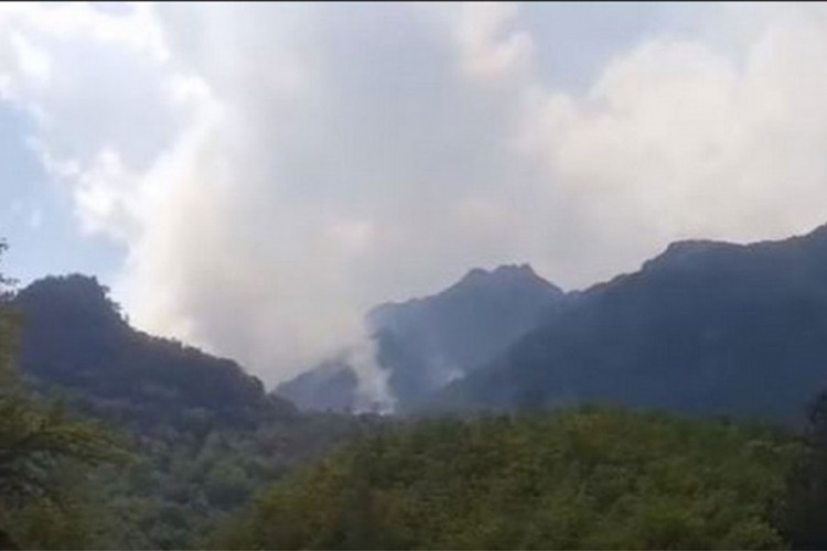 Požar u Asopiji, evakuisana dva monaha