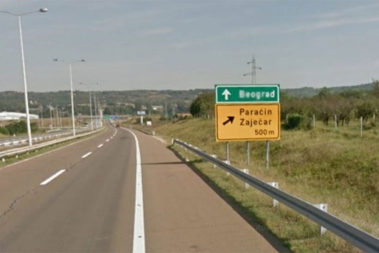 Lančani sudar na autoputu Beograd - Niš