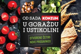 Konzum u jednom danu otvorio četiri nove prodavnice