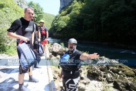 Ljubitelji prirode čistili kanjon Tijesno