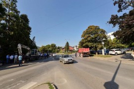 Počela izgradnja kružne raskrsnice kod Policijske uprave